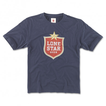 Lone Star Beer Men's Navy Blue T-Shirt